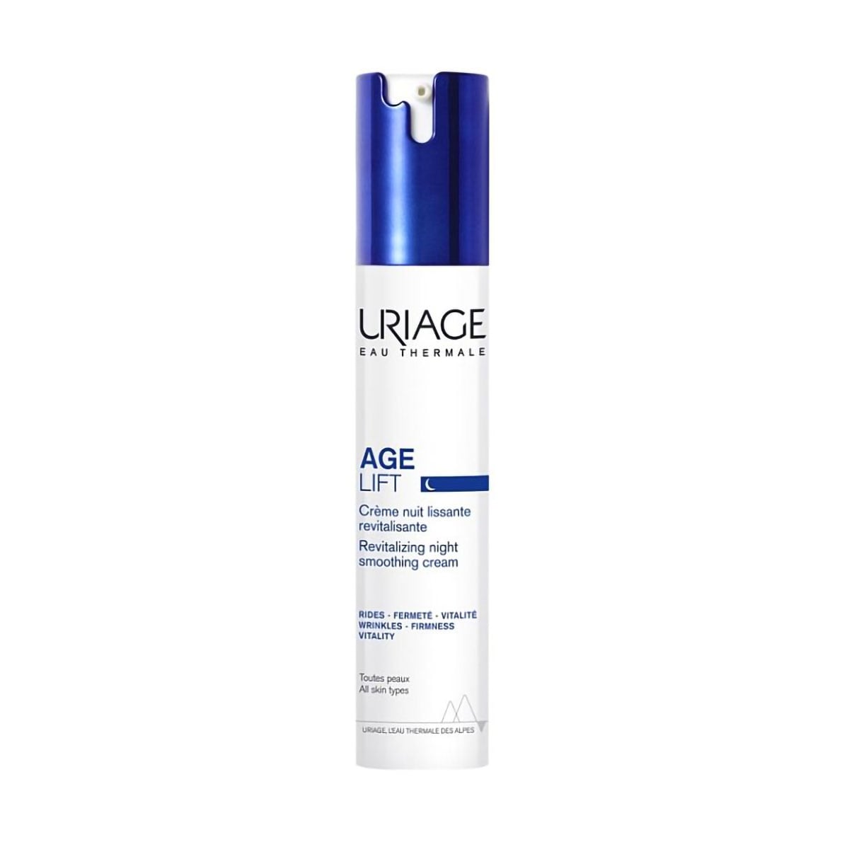 Відновлювальний та розгладжувальний нічний крем для обличчя Uriage Age Lift Revitalizing Night Smoothing Cream, 40 мл